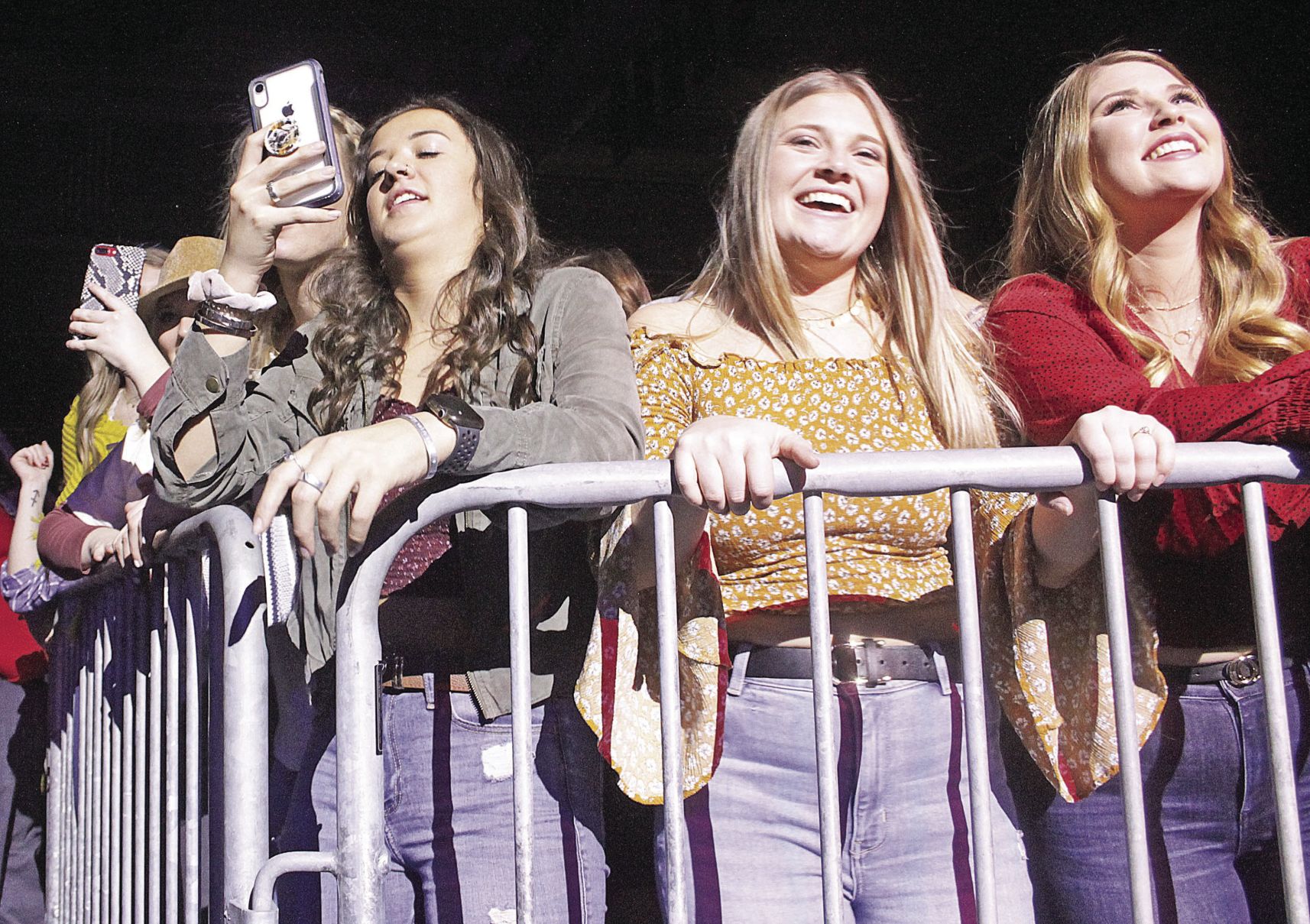Country concert fans